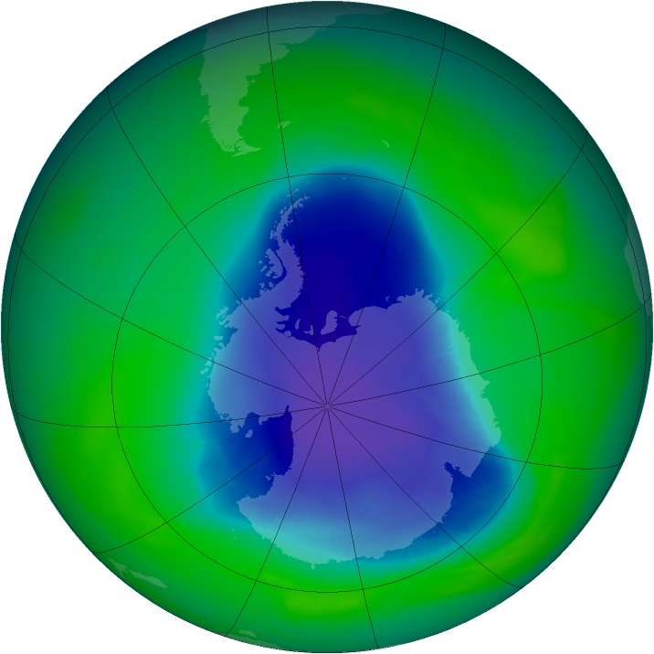 Ozone Map 2007-11-10